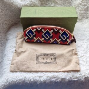 Gucci Red and Blue Geometric Case
